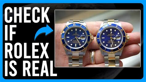 how to know if rolex watch is real|identifying rolex watches.